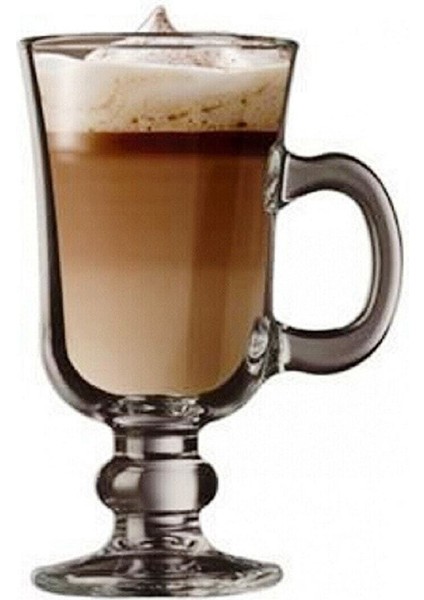 6 Adet Irısh Kulplu Latte Bardak 55141 230 cc