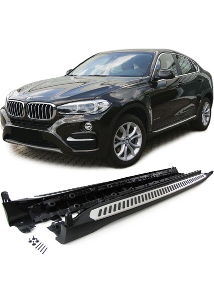 Bmw x6 yan basamak marşbiyel koruma 2015+ F16