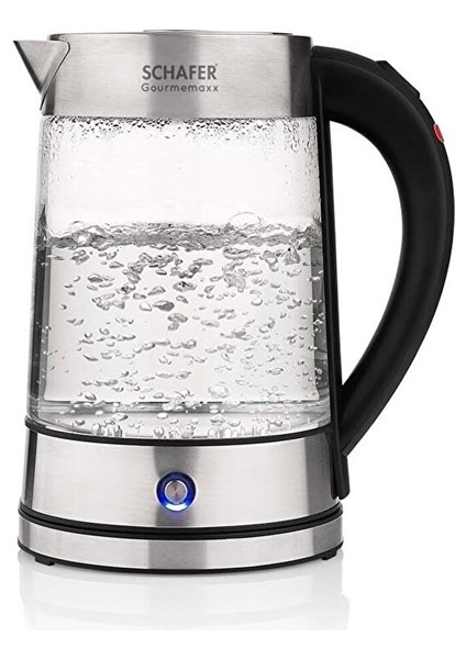 Gourmemaxx Cam Çay Makinesi Kettle 4 Parça