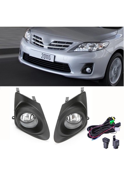 Toyota corolla sis lambası farı sağ sol takım 2010 - 2013