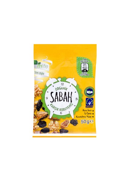 Organik Kuruyemiş Sabah 50 G