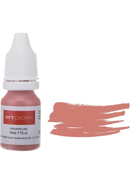 Derm Kalıcı Makyaj Boyası/red 715