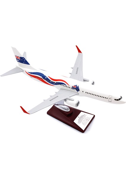 1:100 Boeing 737-800 Avustralya Tasarımlı Uçak Maketi, 1/100 Ölçek Model Uçak, Havacılık Meraklıları Için Hediye, Koleksiyoner Hediyesi