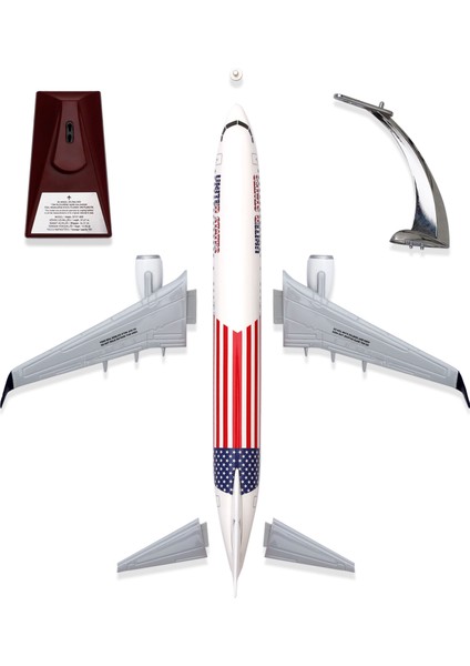 1:100 Boeing 737-800 Abd Tasarımlı Uçak Maketi, 1/100 Ölçek Model Uçak, Havacılık Meraklıları Için Hediye, Koleksiyoner Hediyesi