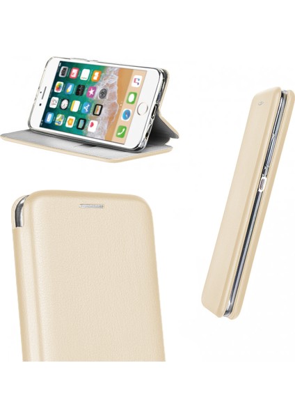 iPhone 6 / 6s Kılıf Shell Manyetik Kapaklı Kartlıklı Stantlı