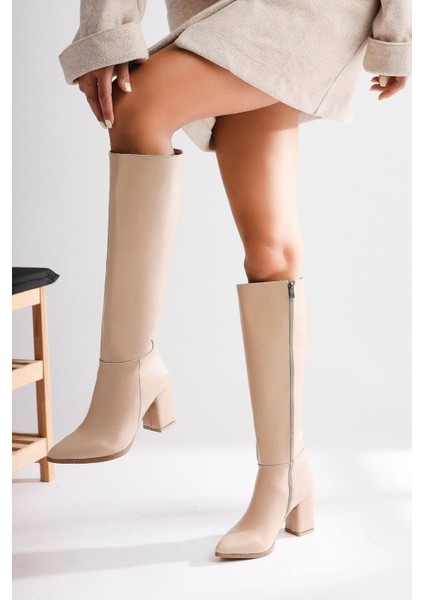 Millennium Kadın Nude Cilt Klasik Çizme