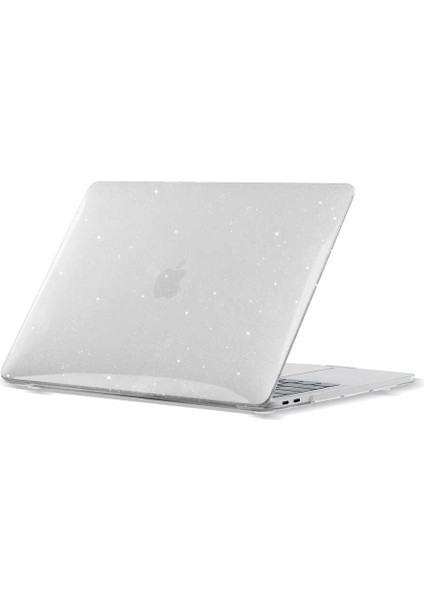 Apple Macbook Air 13.6' 2022 M2 A2681 Kılıf Simli Ön Arka Kapak