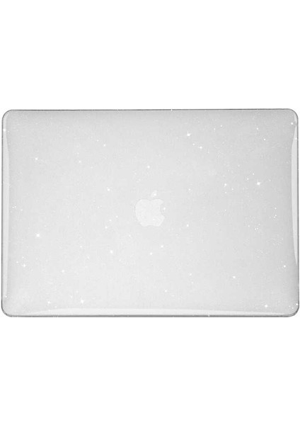 Apple Macbook Air 13.6' 2022 M2 A2681 Kılıf Simli Ön Arka Kapak