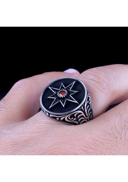 925 Ayar Gümüş Yıldız Model Yüzük