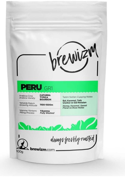 Peru Gr1 Filtre Kahve 250 gr