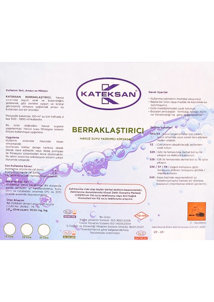 5 kg Parlatıcı - Berraklaştırıcı - Liquid Brightener fiyatları