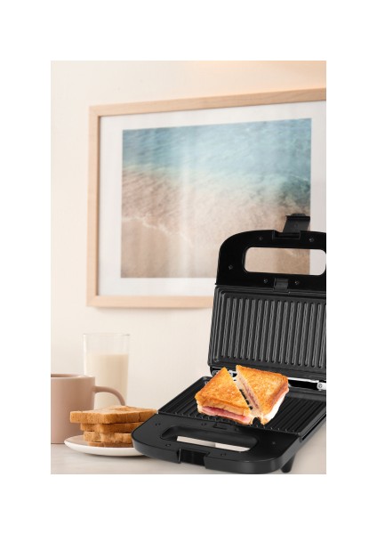 Fast 750 Watt Isınmaya Dayanıklı Mini Tost ve Izgara Makinesi indirimleri