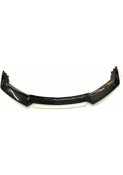 Audi A7 2010-2014 Beyaz Şeritli Ön Lip ve Yan Marşpiyel Seti Piona Black