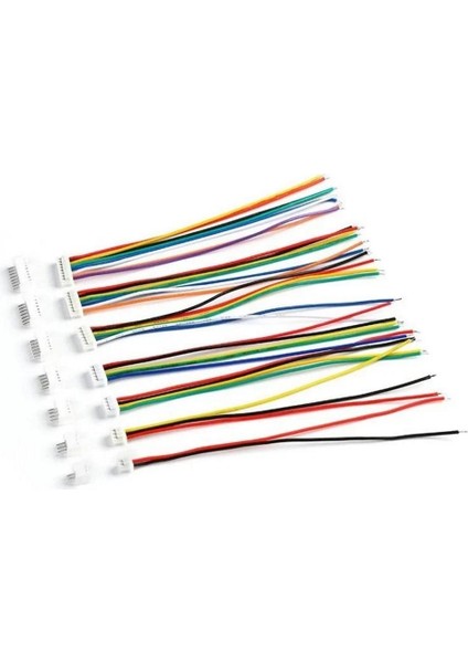 Sanec 1,25MM Jst 2 Pin Kablolu Konnektör Takım (180D ERKEK)-10CM
