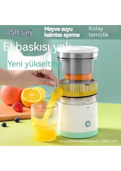 USB Şarj Edilebilir Taşınabilir Mini Meyve Sıkacağı