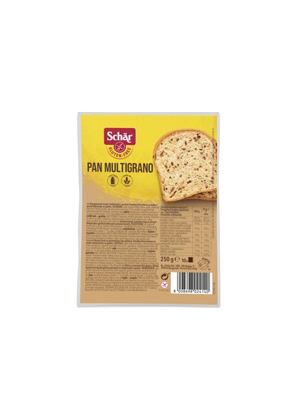 Pan Multigrano Glutensiz Ekmek 250G x 2'li