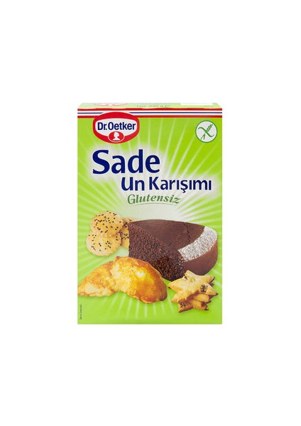 .oetker Glutensiz Sade Un Karışımı 250 gr x 2'li