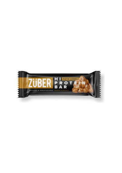 Şeker Ilavesiz Fıstık Ezmeli Hi-Protein Bar 45 G x 2'li