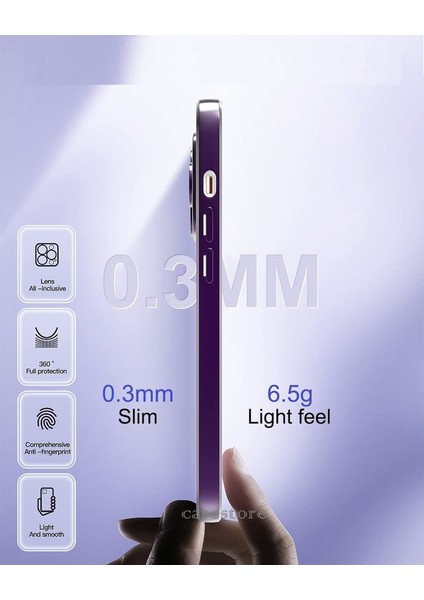 iPhone 12 Uyumlu Kılıf Kamera Lens Koruyuculu Sararmaz Şeffaf Toz Geçirmez Hoparlör Tasarımı Elektrolizle Darbeye Dayanıklı Çizilmez Ince fırsatları