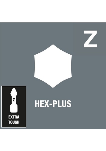 840/2 Z Hexplus Bits Uç 70X6,0 mm 05057562001