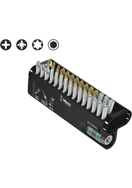 Bit-Check 30 Ahşap 1 Bits Seti 05057433001