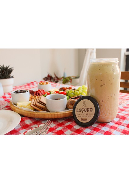 2 kg Şekersiz, Katkısız, Glutensiz, Az Kavrulmuş (Çiğ) Parçacıklı Ballı Fıstık Ezmesi