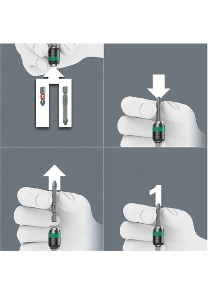 416 Ra Bits Tutuculu Rapidaptor Cırcırlı T Tornavida 05023461001