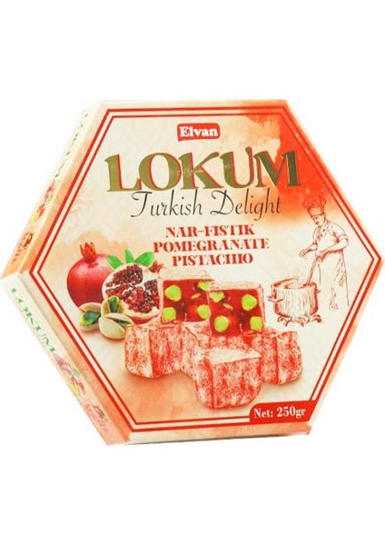 Nar-Fıstıklı Lokum 250 gr