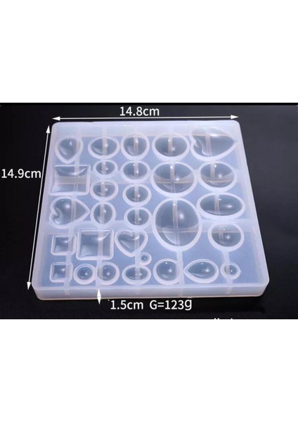 Karışık Desenli Silikon Kalıp -1039