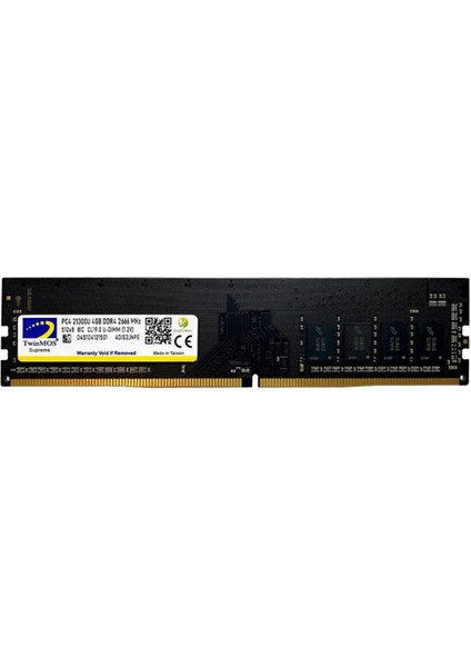 4 GB Ddr4 2666 Twınmos 1.2V CL19 Dt MDD44GB2666D