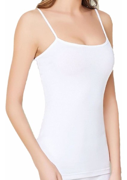 Bayan 3'lü Biyeli Ip Askı Atlet