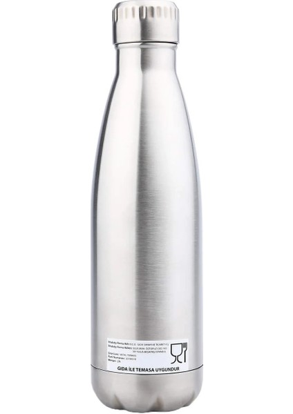 Everyday Çelik Matara 500 ml Gri - QSMATS19-1