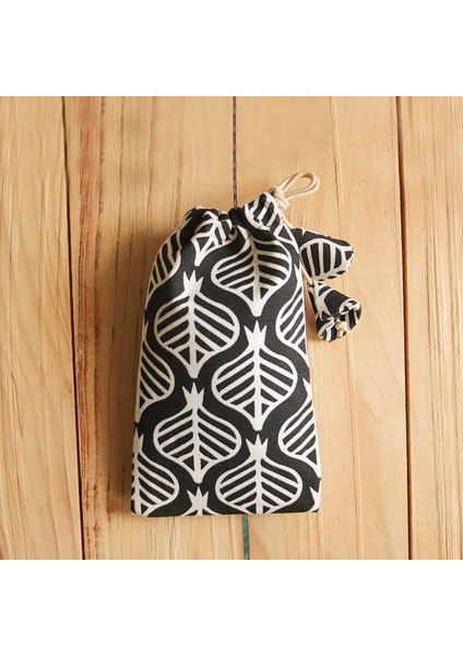 -Gözlük Kılıfı- Siyah - Çevre Dostu - Kanvas - Kumaş