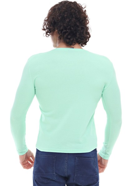 Uzun Kollu T-Shirt Vesper Mint fırsatları