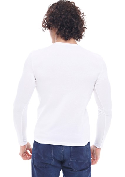 Uzun Kollu T-Shirt Vesper Beyaz fırsatları