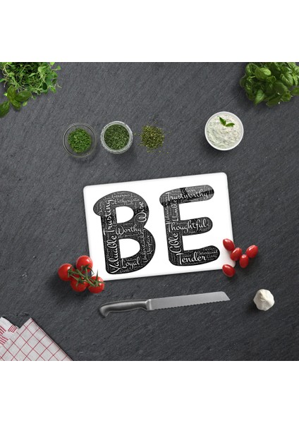 Being Temalı | Cam Kesme Tahtası - Cam Kesme Tablası |