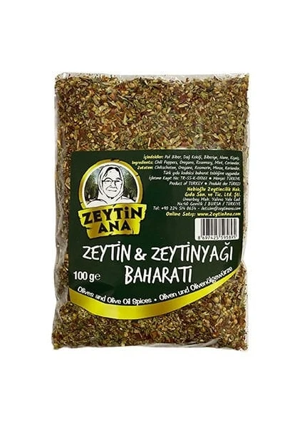 Zeytin Ana Zeytin & Zeytinyağı Baharatı 100GR