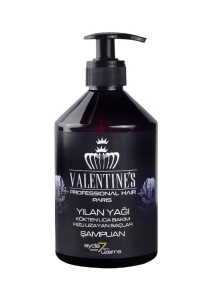 Valentines Professional Tuzsuz Exper Plus Şampuan Hassas Ağır İşlem Görmüş ve Kepek Sorunu Yaşayan Saçlara Özel 500ml