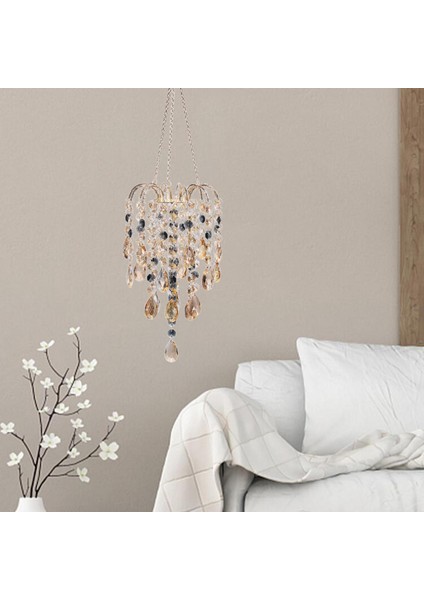Avize Tavan Işık Gölgesi Ab Kaplama Damlacık Abajur Kolay 145X510MM(Yurt Dışından)
