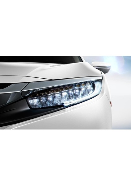 Honda civic fc5 uyumlu ön far lambası ledli executive model led kayar sinyalli 2016+