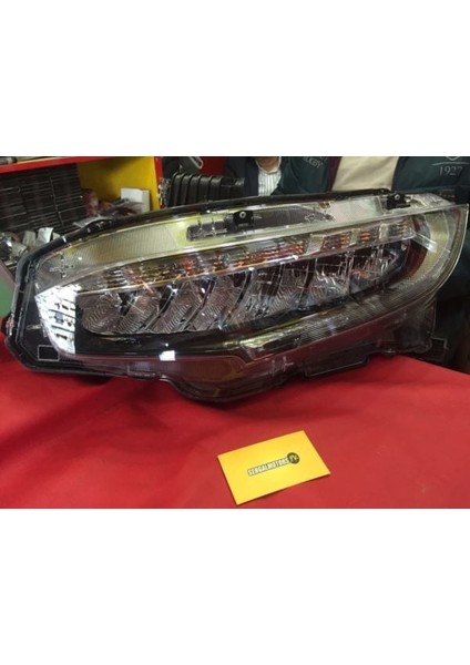 Honda civic fc5 uyumlu ön far lambası ledli executive model led kayar sinyalli 2016+