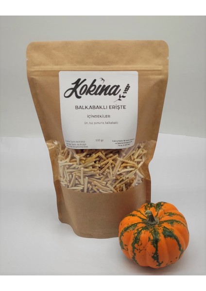 Kokina Balkabaklı Erişte 1 kg