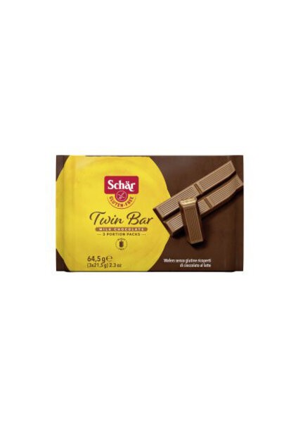 Glutensiz Çikolata Twin Bar 64,5 G x 4'lü