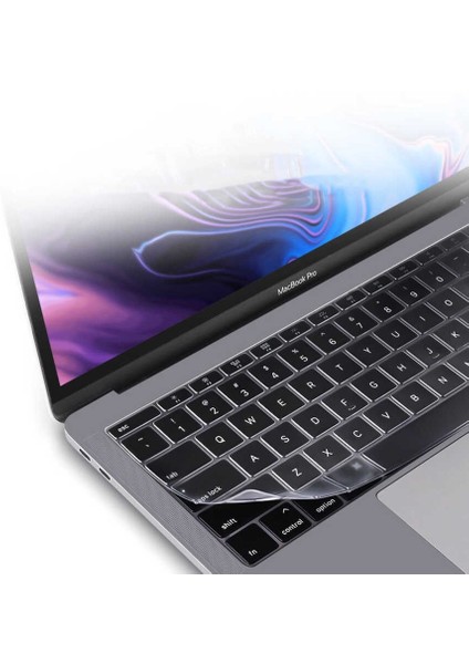 Apple Macbook 13' Pro Touch Bar A1706 Klavye Koruyucu Silikon Ped