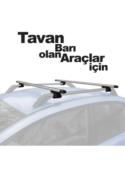 Araç tavan ara atkı barı taşıyıcı bagaj ayağı 135cm arabar