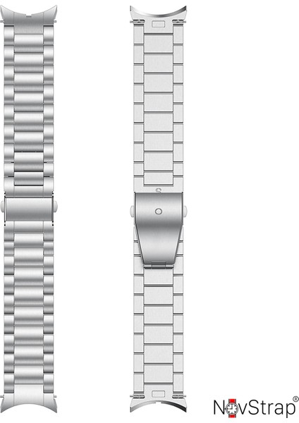 Samsung Galaxy Watch 5 Pro 45MM / Watch 5 40-44MM Uyumlu Çelik Metal Kordon Tam Uyumlu Pim fırsatları