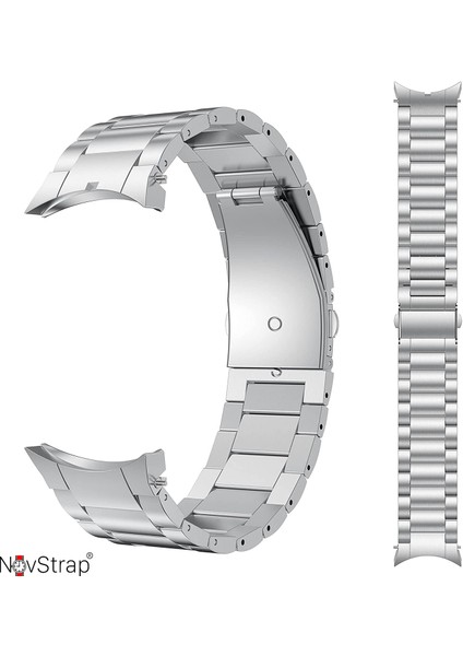 Samsung Galaxy Watch 5 Pro 45MM / Watch 5 40-44MM Uyumlu Çelik Metal Kordon Tam Uyumlu Pim indirimleri