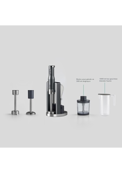 x Homend Artfood 1925H El Blender Set Antrasit