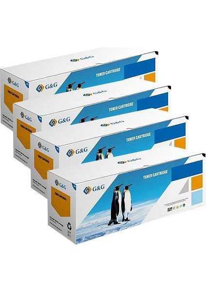 I-Sensys MF641CW CRG054 Cmyk 4 Renk Muadil Toner Seti