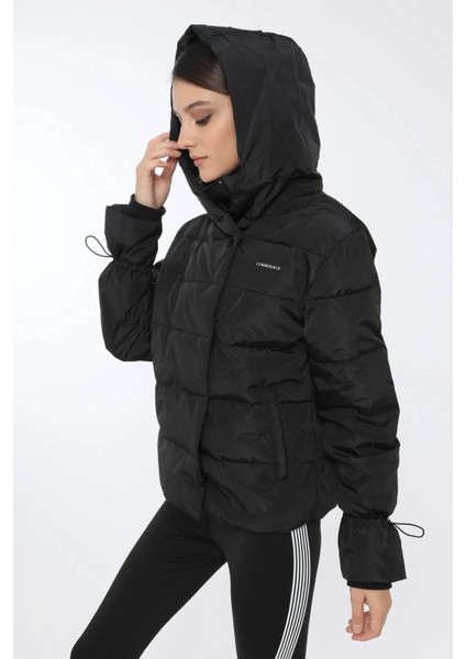 Karina Coat Short Buffer Kadın Şişme Mont Siyah V1 fiyatları